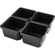 Makita T-92178 MAKTRAK Organizer Bin Set, Low-Profile Standard Replacement Bins with Label Slots (4 Pack)