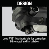 Makita XAD04Z 36V (18V X2) LXT Brushless Cordless 7/16" Hex Right Angle Drill, Tool Only - 12