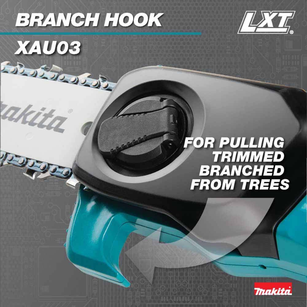 Makita XAU03Z 18V LXT Lithium-Ion Brushless Cordless 8" Extendable Articulating Pole Saw, Tool Only - 14