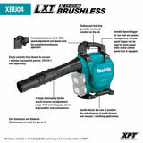 Makita XBU04PT 18V X2 (36V) LXT Blower Kit (5.0Ah) - 2