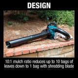Makita XBU04ZV 36V (18V X2) LXT Brushless Blower with Vacuum Attachment Kit (Tool Only) - 7