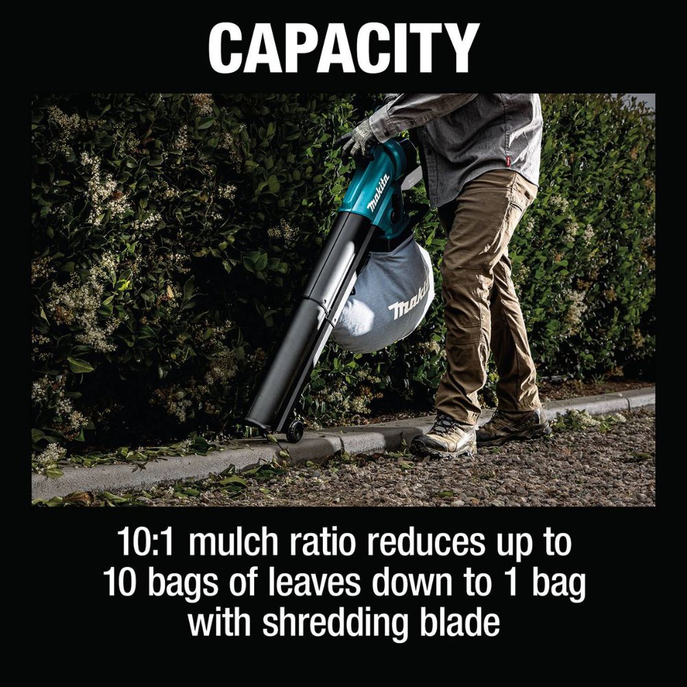 Makita XBU07Z 18V LXT Brushless Blower / Vacuum Mulcher, Tool Only - 7