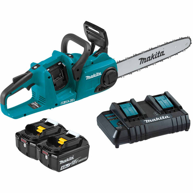 Makita XCU04CM 36V (18V X2) LXT 16" Chain Saw Kit