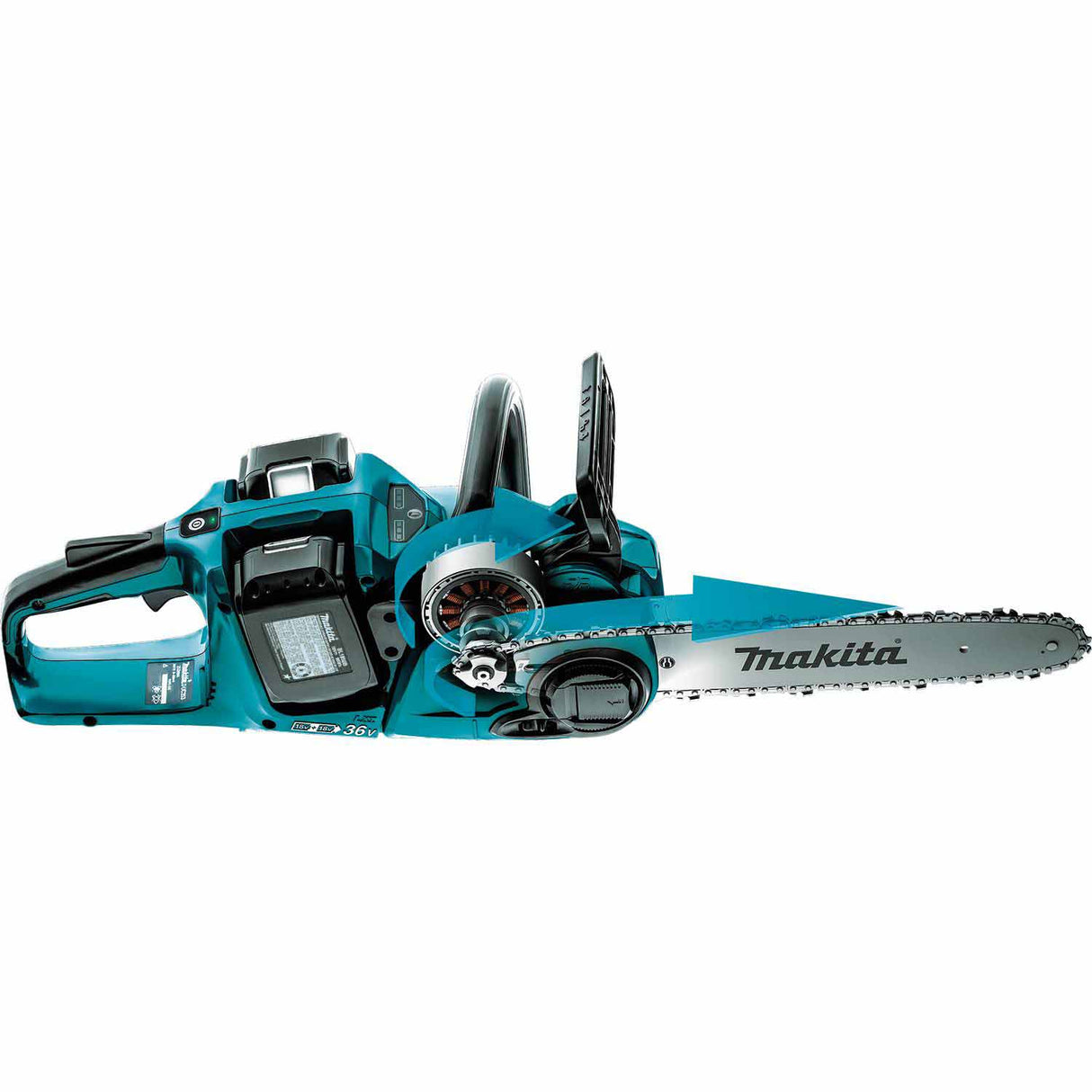 Makita XCU04CM 36V (18V X2) LXT 16" Chain Saw Kit - 5