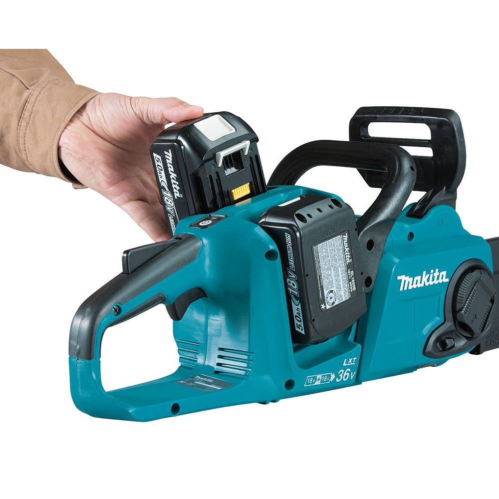 Makita XCU04PT1 18V X2 (36V) LXT 16" Chain Saw Kit with 4 Batteries (5.0Ah) - 8