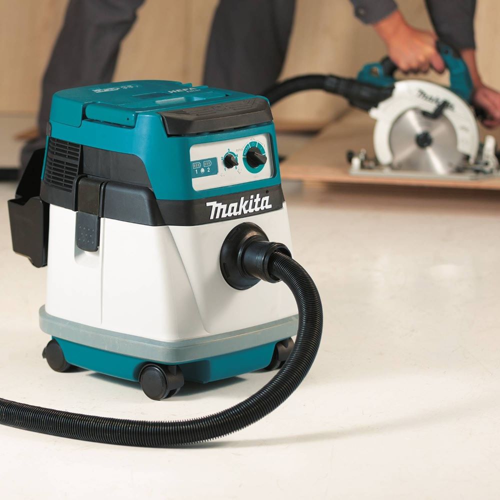 Makita XCV15ZX 18V Brushless Cordless 4 Gal HEPA Filter Dry Dust Extractor - 10