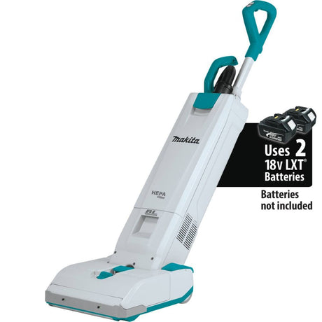 Makita XCV19Z 36V (18V X2) LXT Brushless 1.3 Gallon HEPA Filter 12” Upright Vacuum (Tool Only)