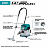 Makita XCV23Z 36V (18V X2) LXT Brushless 4 Gallon Wet/Dry Dust Extractor/Vacuum, Tool Only - 2