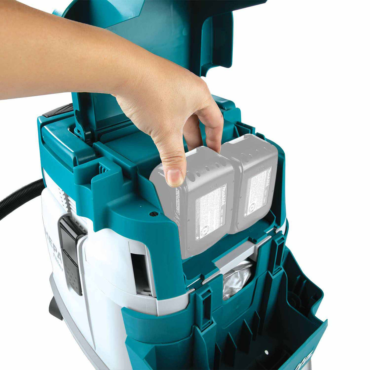 Makita XCV24ZX 36V (18V X2) LXT HEPA Filter Dry Dust Extractor 4 Gal, Tool Only - 4