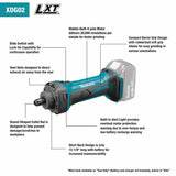 Makita XDG02Z 18V LXT Lithium-Ion 1/4" Compact Die Grinder, Tool Only - 2