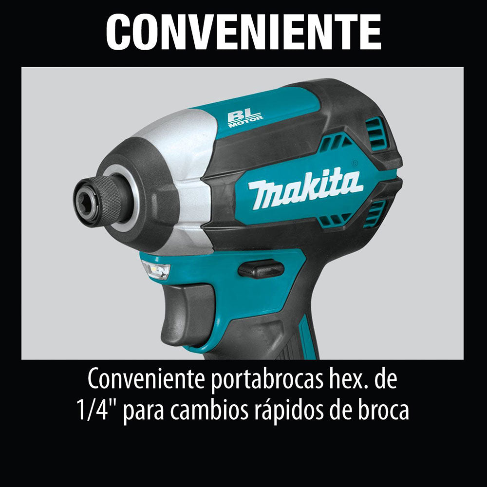 Makita XDT131 18V LXT Brushless Cordless Impact Driver Kit (3.0Ah) - 9