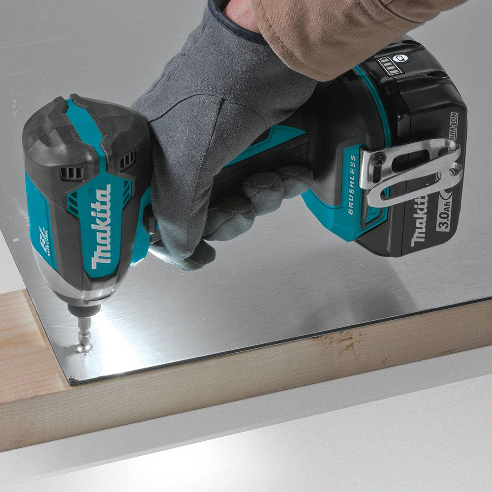 Makita XDT131 18V LXT Brushless Cordless Impact Driver Kit (3.0Ah) - 14