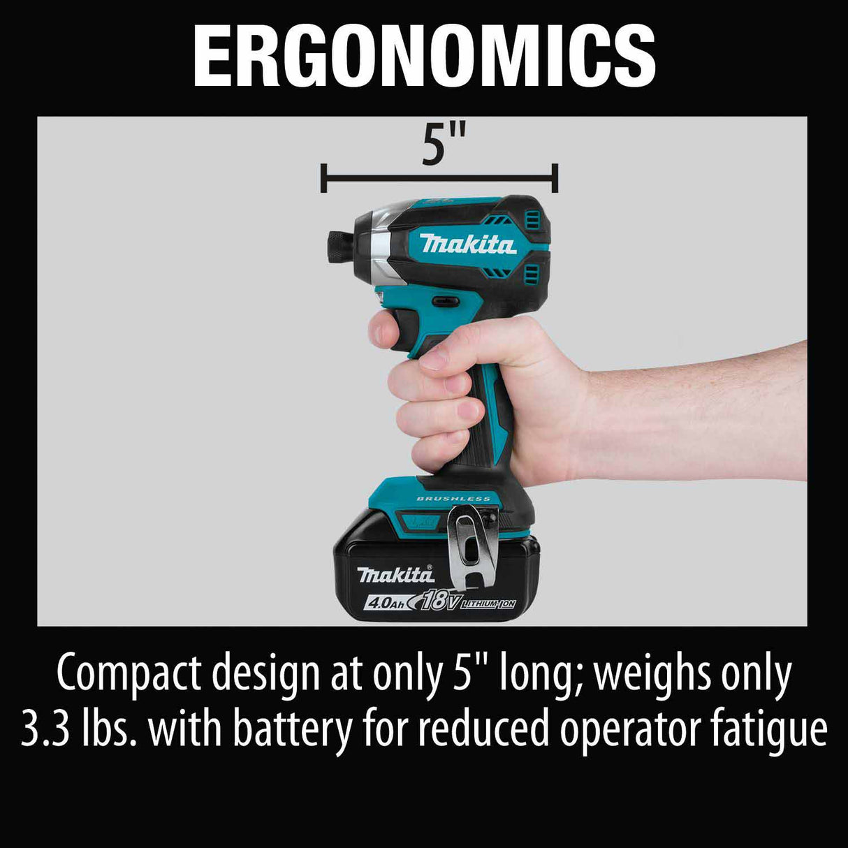 Makita XDT13SM1 18V LXT® Impact Driver Kit (4.0Ah) - 5