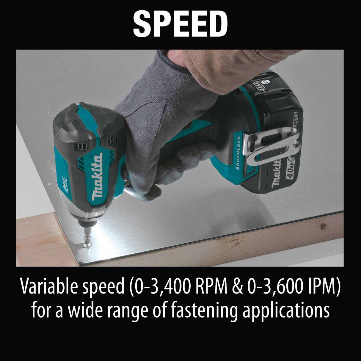 Makita XDT13SM1 18V LXT® Impact Driver Kit (4.0Ah) - 6