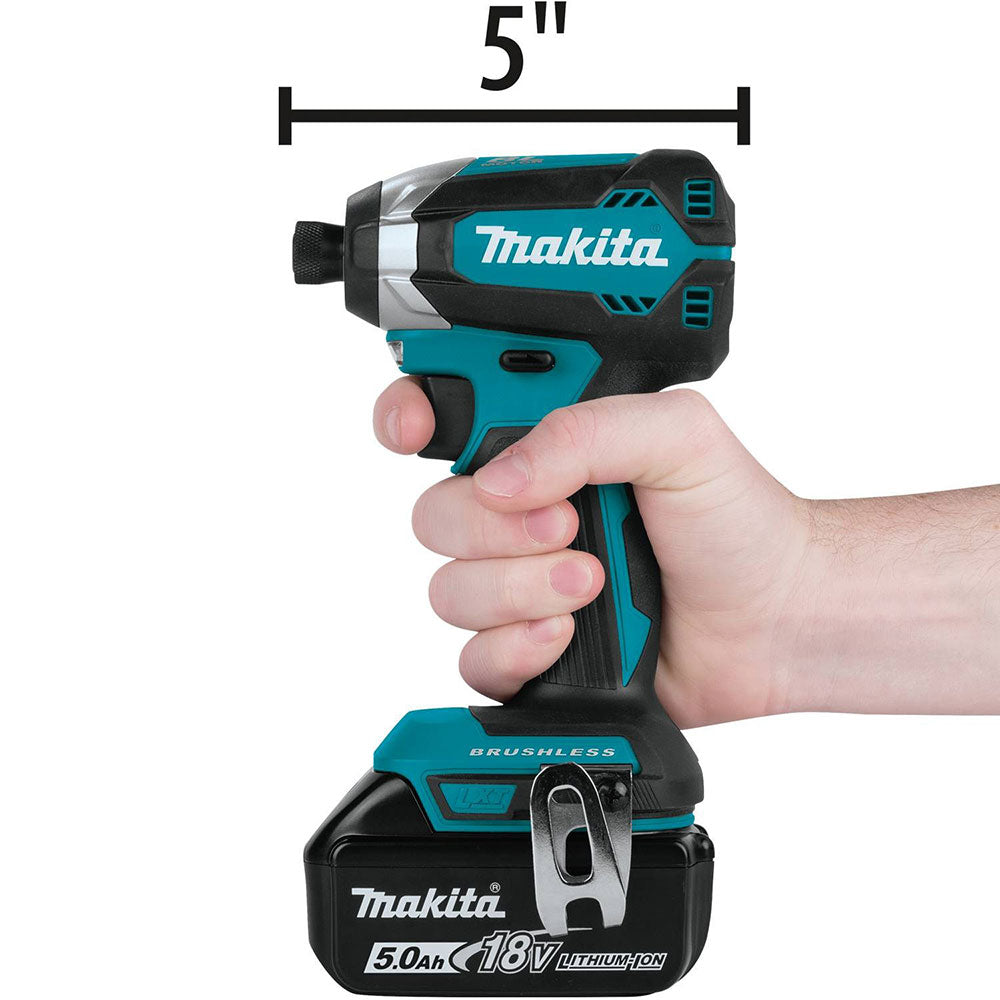 Makita XDT13T 18V LXT Brushless Cordless Impact Driver Kit 5.0Ah - 4