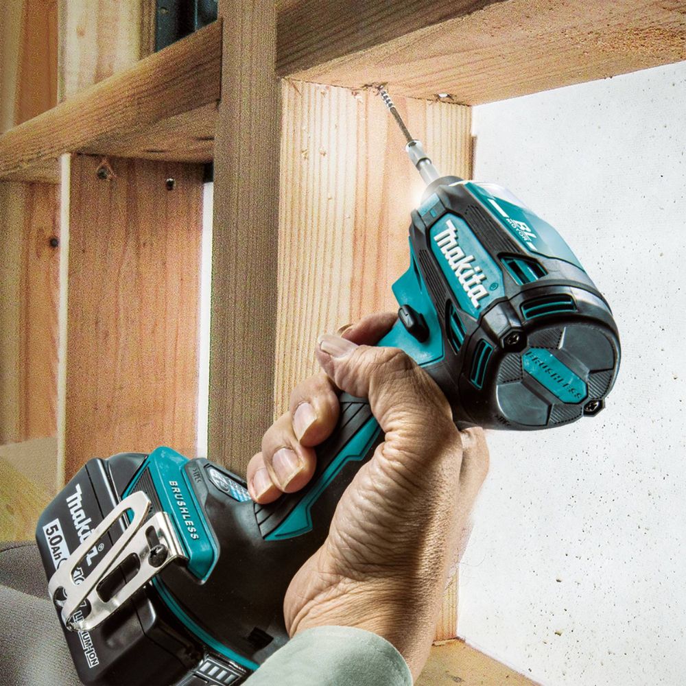 Makita XDT19T 18V LXT Lithium-Ion Brushless Cordless Quick-Shift Mode 4-Speed Impact Driver Kit (5.0Ah) - 10