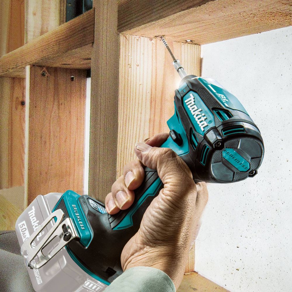 Makita XDT19Z 18V LXT Lithium-Ion Brushless Cordless Quick-Shift Mode 4-Speed Impact Driver, Tool Only - 9