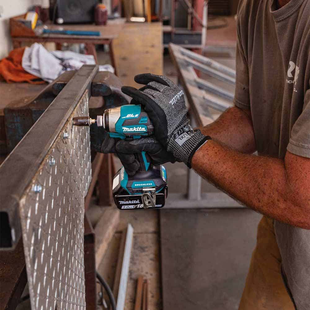 Makita XDT20T 18V LXT Lithium-Ion Brushless Cordless Quick-Shift Mode 4-Speed Impact Driver Kit - 17