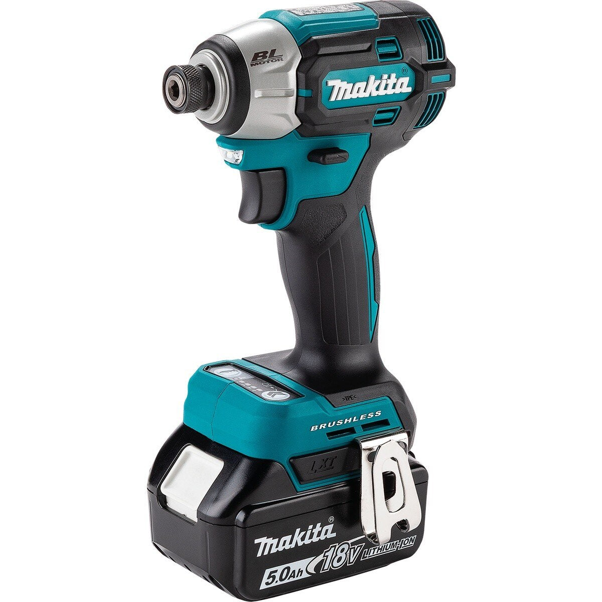 Makita XDT21T 18V LXT Brushless 4 Speed Impact Driver Kit with 5Ah Batteries (2 Pack) - 3