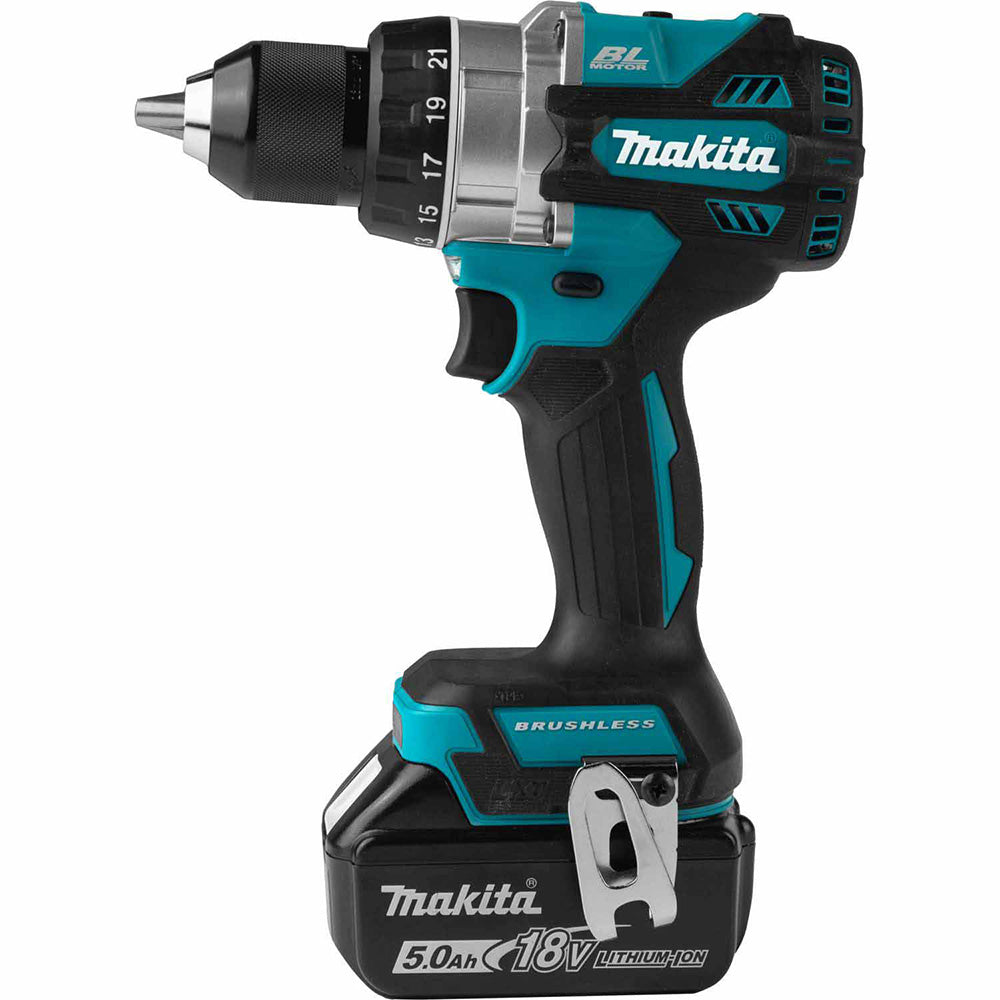 Makita XFD14T 18V LXT® Lithium-Ion 1/2" Driver-Drill Kit (5.0Ah) - 5