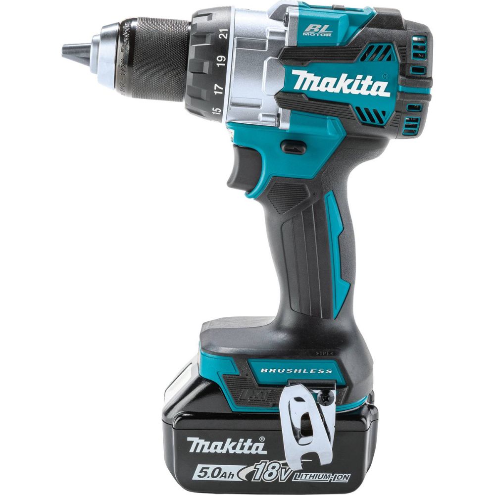 Makita XFD16T 18V LXT Lithium-Ion Brushless Cordless 1/2" Driver-Drill Kit (5.0Ah) - 4