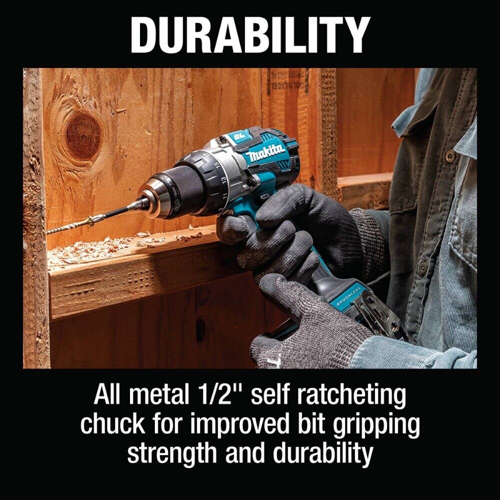 Makita XFD16Z 18V LXT Lithium-Ion Brushless Cordless 1/2" Driver-Drill, Tool Only - 9