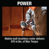 Makita XFD16Z 18V LXT Lithium-Ion Brushless Cordless 1/2" Driver-Drill, Tool Only - 11