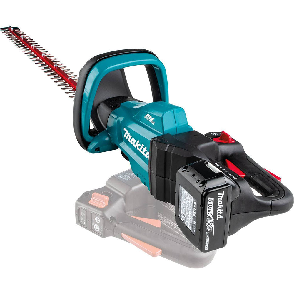 Makita XHU08T 18V LXT Brushless Cordless 30" Hedge Trimmer Kit (5.0Ah) - 5