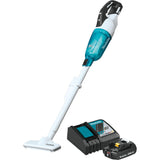 Makita XLC03R1WX4 18V LXT Compact Cordless Vacuum Kit, Trigger w/ Lock (2.0Ah)