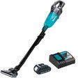 Makita XLC09R1B 18V LXT Lithium-ion Compact Brushless Cordless 4-Speed Vacuum Kit, w/ Push Button (2.0Ah)