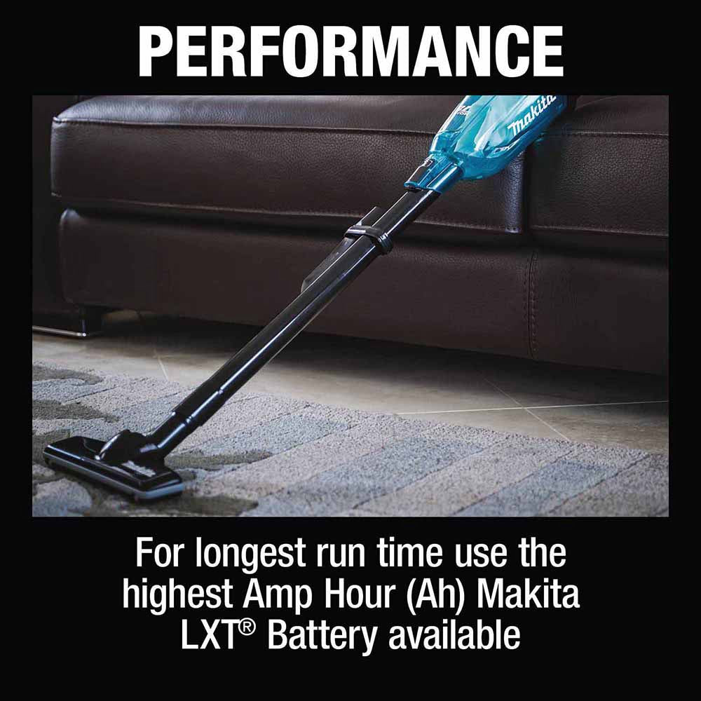 Makita XLC09R1B 18V LXT Lithium-ion Compact Brushless Cordless 4-Speed Vacuum Kit, w/ Push Button (2.0Ah) - 12