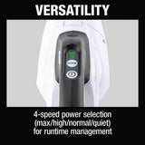 Makita XLC10R1W 18V LXT Lithium-ion Compact Brushless Cordless 4 -Speed Vacuum Kit, w/ Push Button and Dust Bag (2.0Ah) - 13