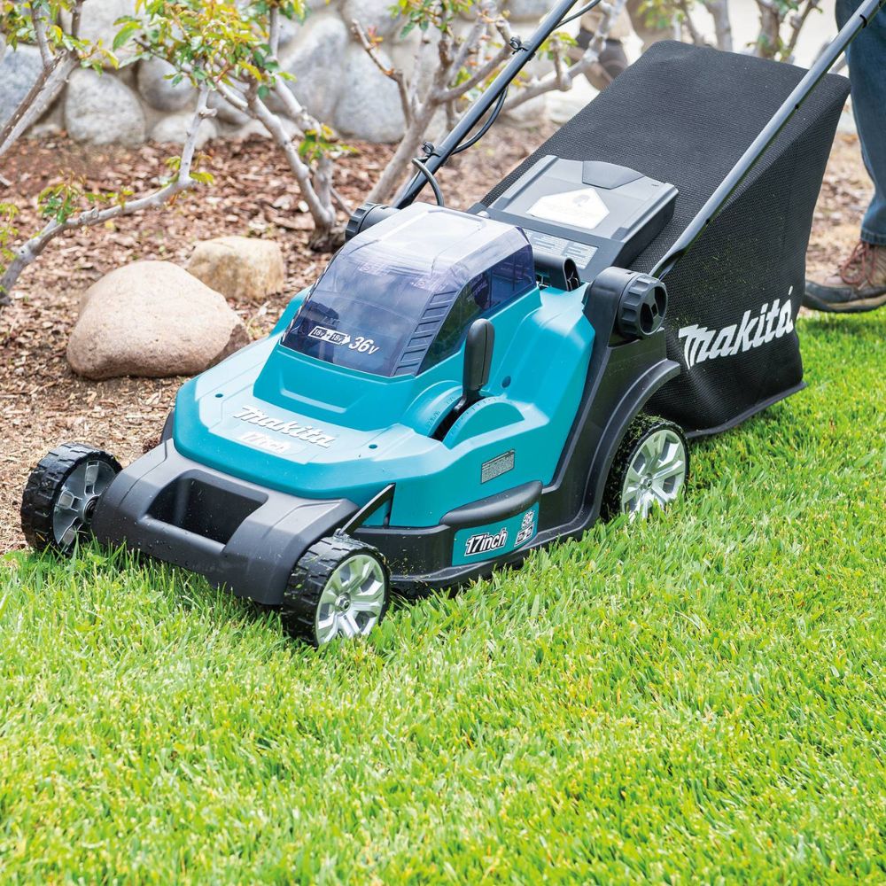 Makita XML05Z 36V (18V X2) LXT 17" Residential Lawn Mower, Tool Only - 13