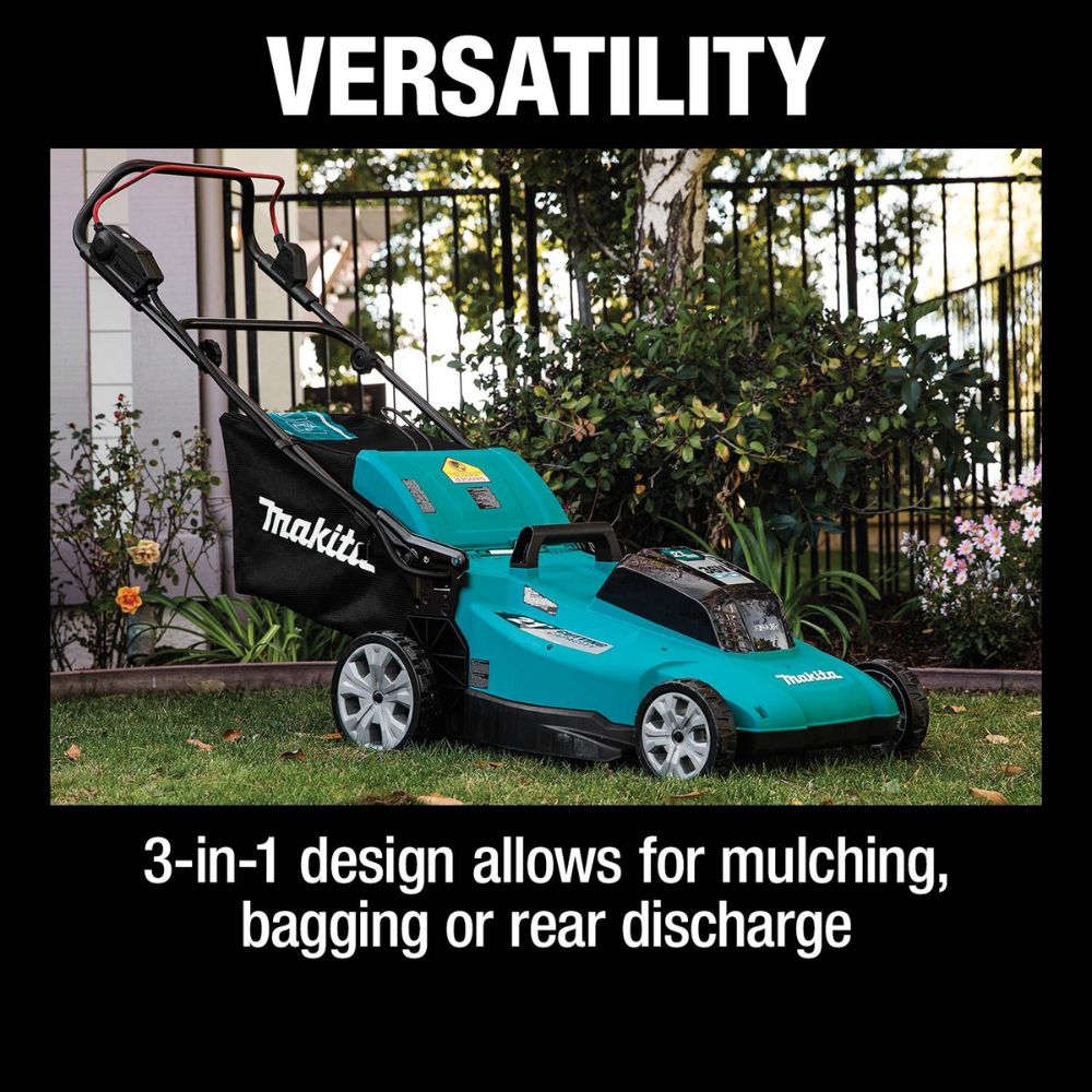 Makita XML10CM1 36V (18V X2) LXT 21" Lawn Mower Kit with 4 Batteries (4.0Ah) - 6