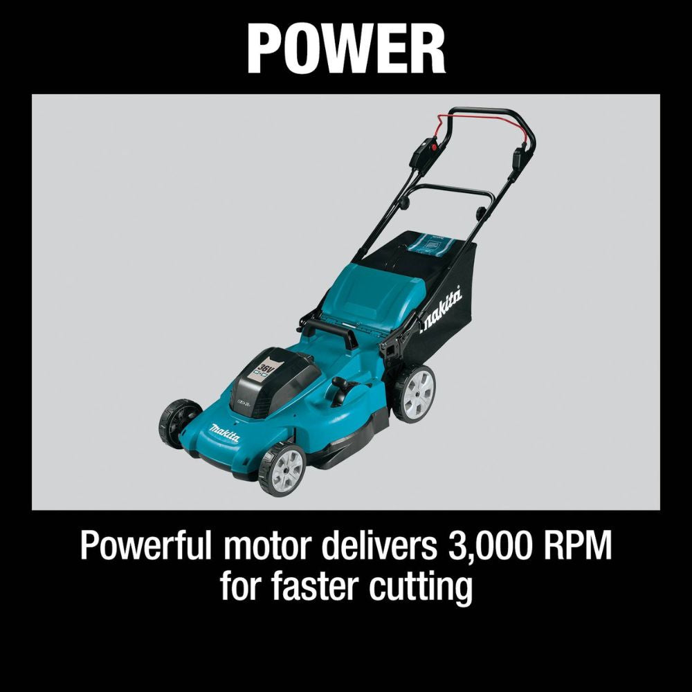 Makita XML10CM1 36V (18V X2) LXT 21" Lawn Mower Kit with 4 Batteries (4.0Ah) - 9