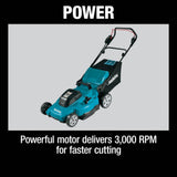 Makita XML10CM1 36V (18V X2) LXT 21" Lawn Mower Kit with 4 Batteries (4.0Ah) - 9