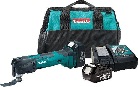 Makita XMT035 18V LXT Li-Ion Cordless Multi-Tool Kit, var. spd. 6,000