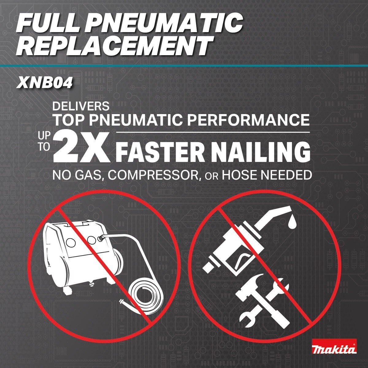 Makita XNB04Z 18V LXT Brushless Cordless 18 Gauge Brad Nailer, Tool Only - 7