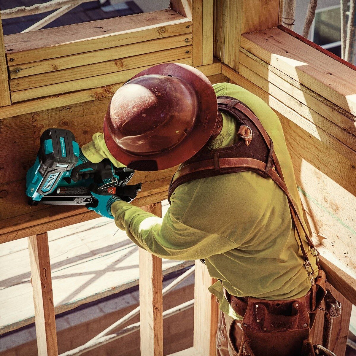 Makita XNB07M1 18V LXT Brushless Cordless 30 Degree Clipped Head 3-1/2 in Framing Nailer Kit (4.0Ah Battery) - 5