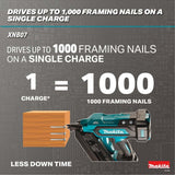 Makita XNB07Z 30 Degree Clipped Head 3-1/2 in. Framing Nailer, Tool Only (Bare Tool) - 4