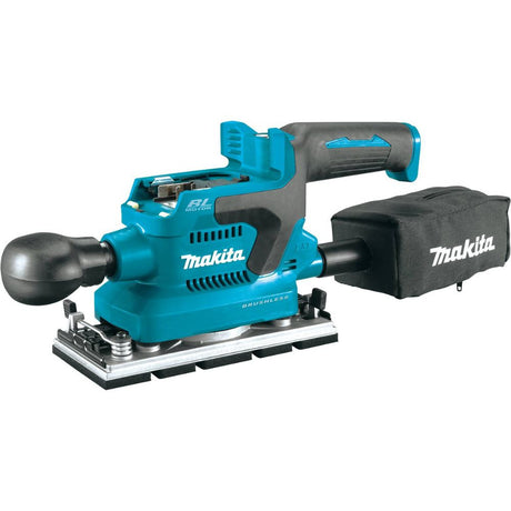 Makita XOB03Z 18V LXT Lithium-Ion Brushless Cordless 1/3 Sheet Finishing Sander, AWS Capable (Tool Only)