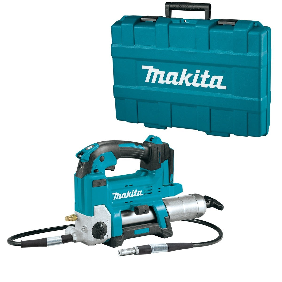 Makita XPG01ZK 18V LXT Cordless Grease Gun with 47-1/4" Hose and Case Tool Only - 3