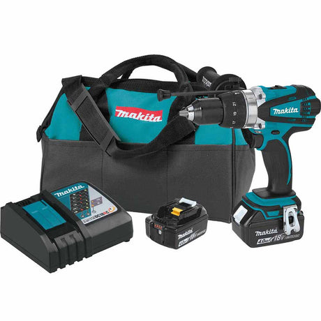 Makita XPH03MB 18V LXT Cordless 1/2" Hammer Driver-Drill Kit 4.0Ah