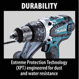 Makita XPH03MB 18V LXT Cordless 1/2" Hammer Driver-Drill Kit 4.0Ah - 5