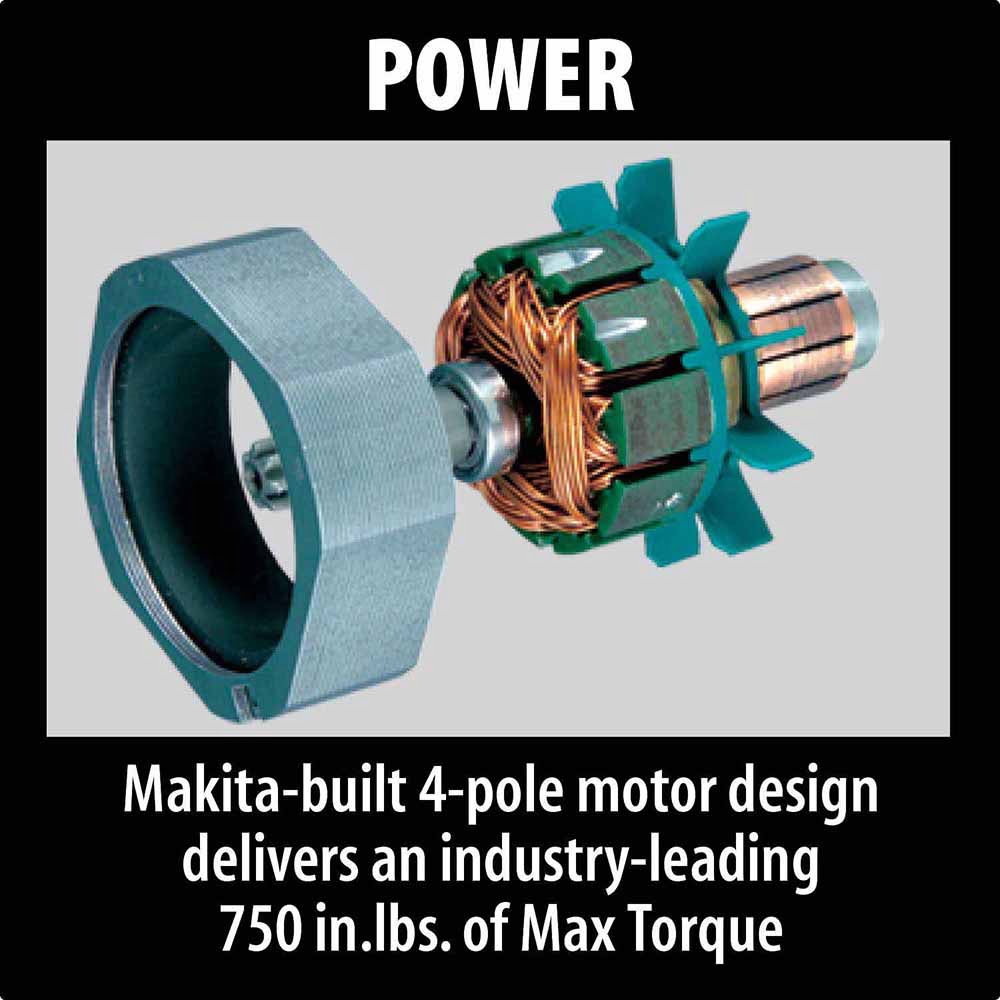 Makita XPH03MB 18V LXT Cordless 1/2" Hammer Driver-Drill Kit 4.0Ah - 6