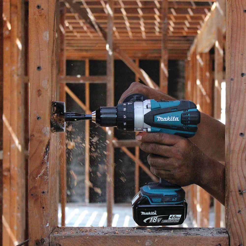 Makita XPH03MB 18V LXT Cordless 1/2" Hammer Driver-Drill Kit 4.0Ah - 9