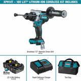 Makita XPH14T 18V LXT Lithium-Ion Brushless Cordless 1/2" Hammer Driver-Drill Kit, 2-speed, var. speed., L.E.D. Light, bag (5.0Ah) - 4
