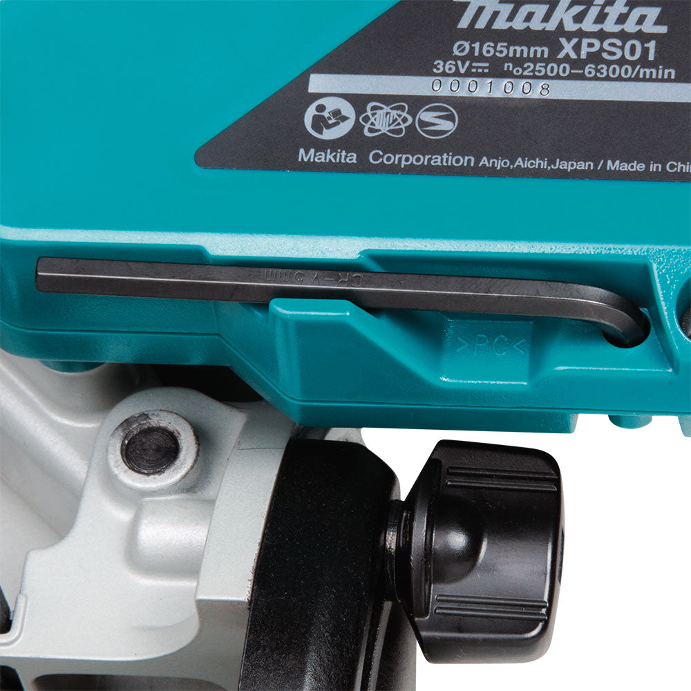 Makita XPS02ZU 18V X2 LXT 6-1/2" Plunge Circular Saw, AWS™ (Tool Only) - 16