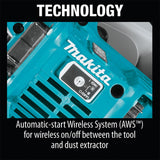 Makita XPS02ZU 18V X2 LXT 6-1/2" Plunge Circular Saw, AWS™ (Tool Only) - 37