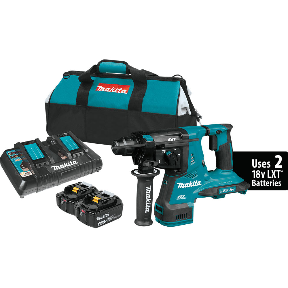 Makita XRH08PT X2 LXT 1-1/8" AVT Rotary Hammer